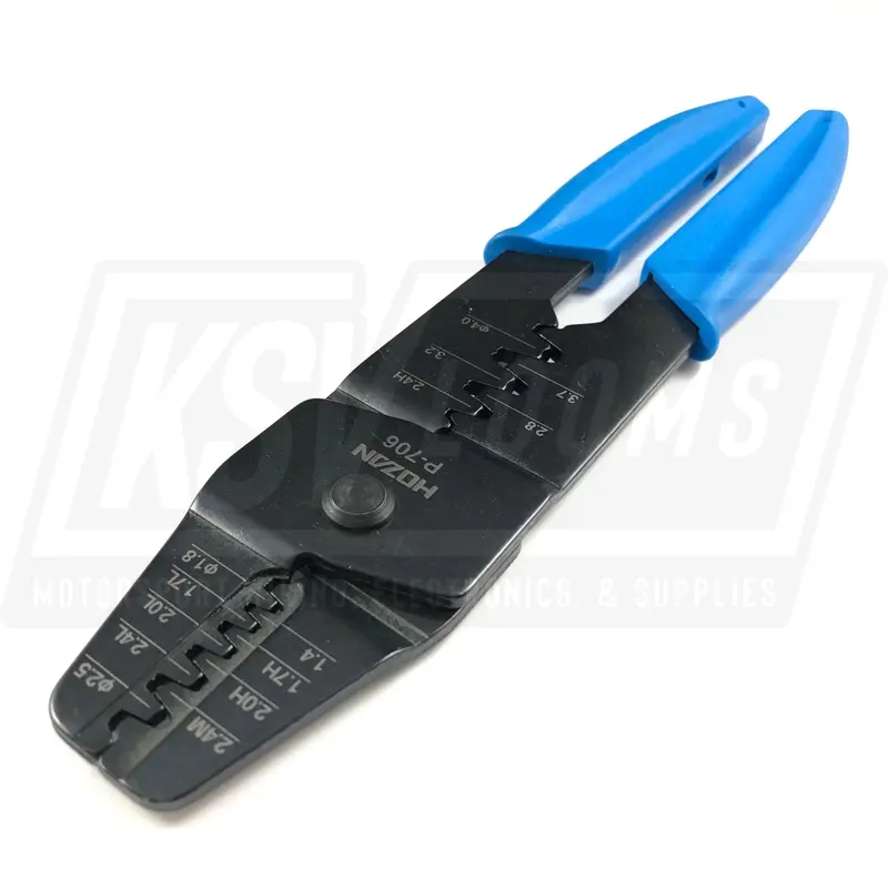 Hozan Tool P-706 Open Barrel Contact Crimp Tool 1