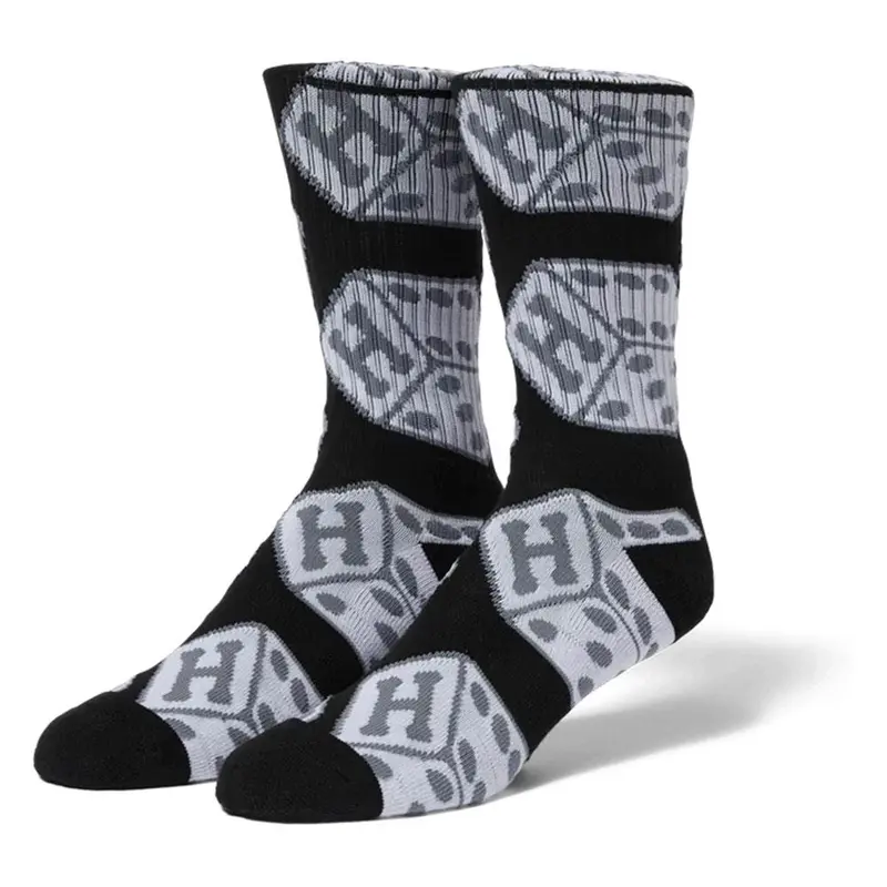 Huf Snake Eyes Crew Sock - Black - Black 1