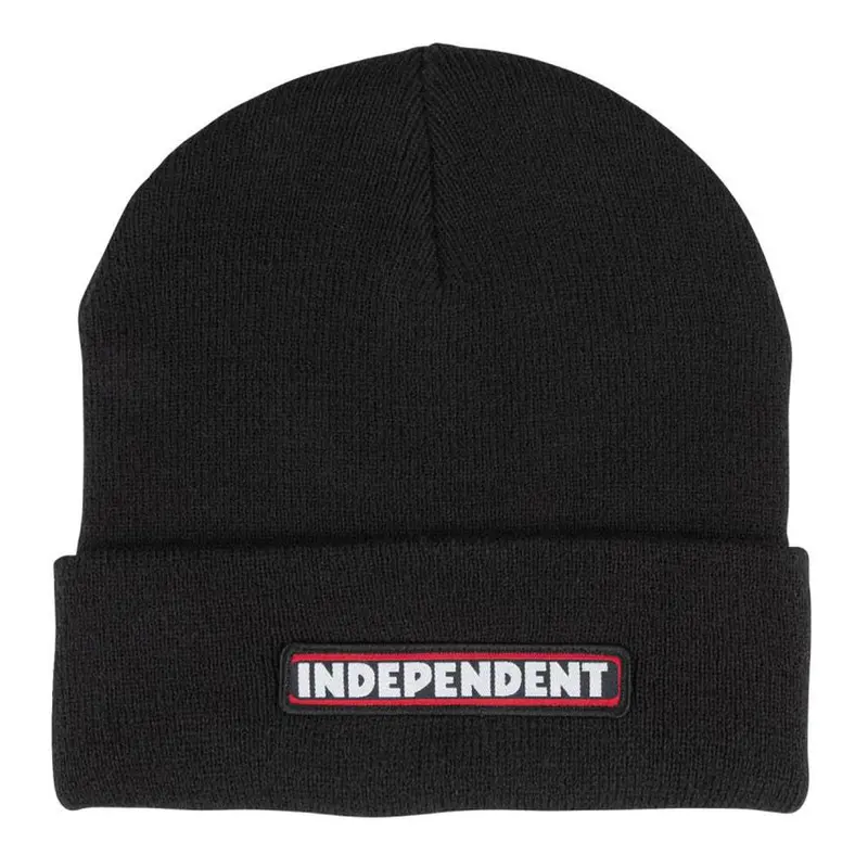 Independent Bar Logo Beanie - Black 1