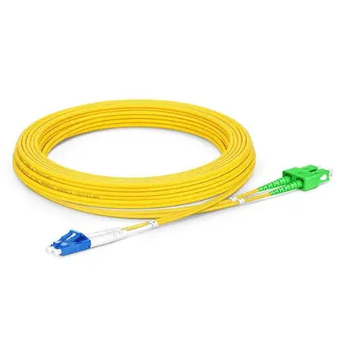 Jarretière Optique Duplex Sc/Apc - Lc/Upc G652d Ø2mm – Jaune 1