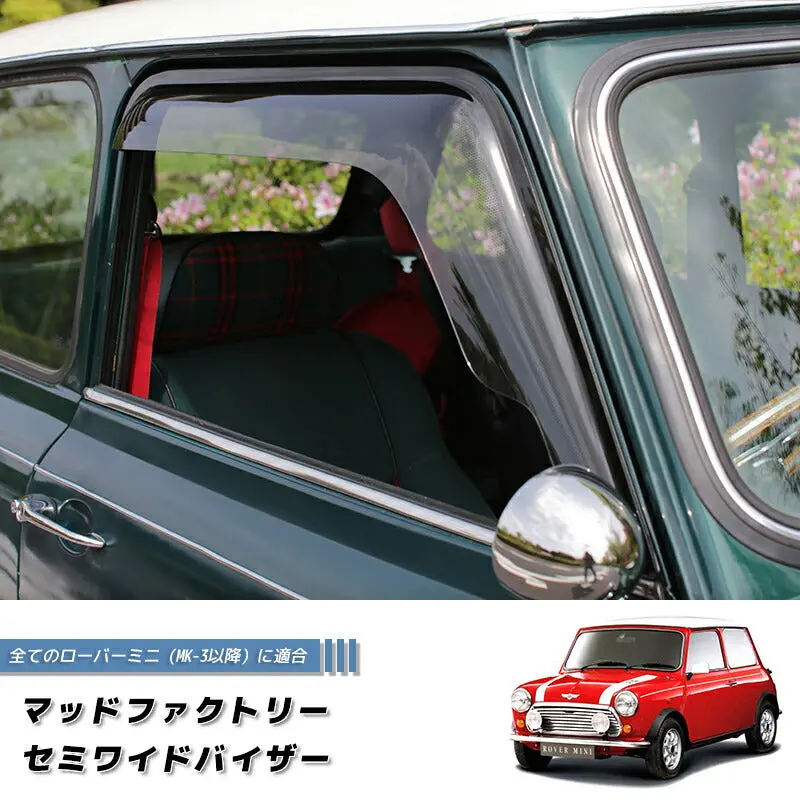 Jdm Rover Mini Wind Deflectors Window Visor - Rhd Parts [Mini-Semi-Ls] 1