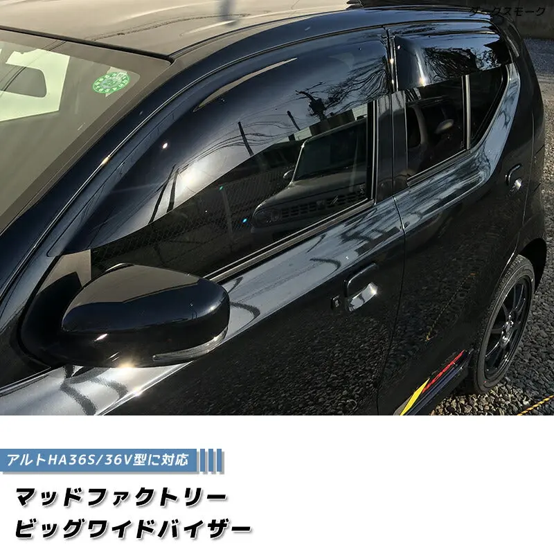 Jdm Suzuki Alto 8Th Gen Ha36s Japanese Kei Car Wind Deflectors Window Visor - Rhd Parts [Alt8-Big-Ds] 1