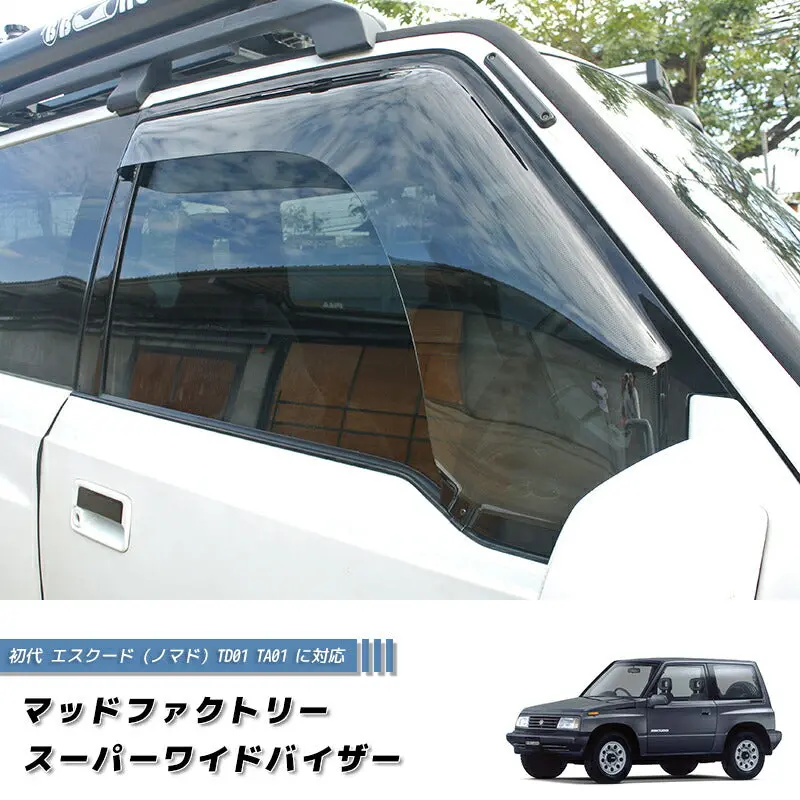 Jdm Suzuki Escude Sidekick Vitara Wind Deflectors Window Visor - Rhd Parts [Vtr2d-Spw-Ls] 1