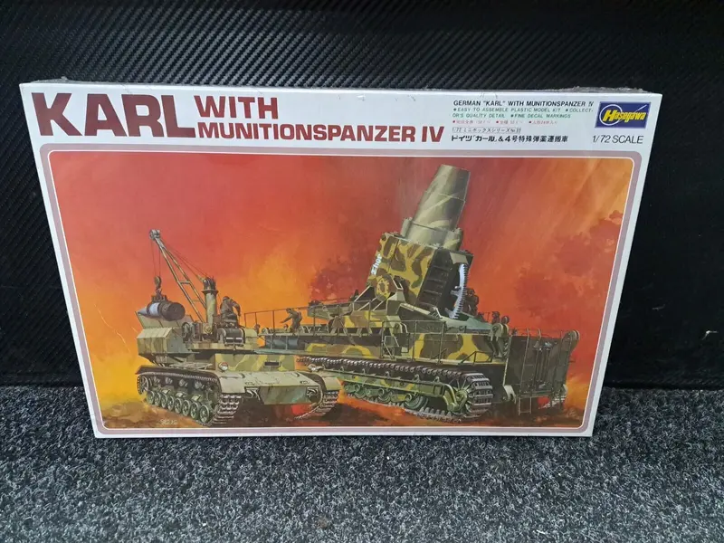Karl With Munitionspanzer Iv 1/72 Hasegawa 1