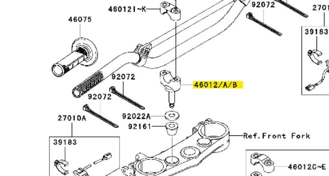 Kawasaki Handle Holder 1