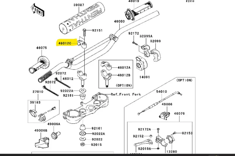 Kawasaki Handle Holder 1