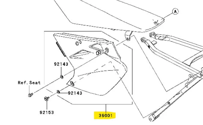 Kawasaki Lh Side Cover 1