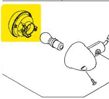 Kawasaki Turn Signal Lens 1