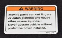 Kawasaki Warning Label 1