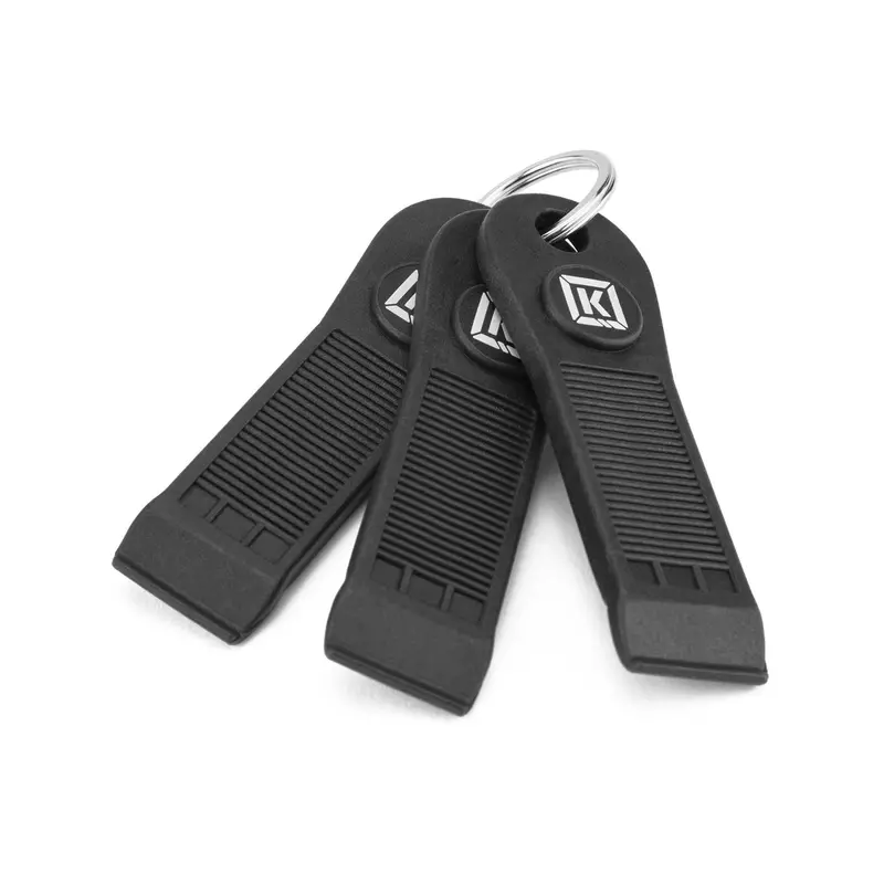 Kink Tire Levers With Key Ring - Black 1