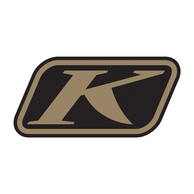Klim Metallic Silver Sticker 1