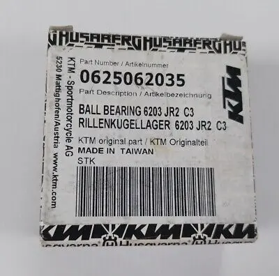 Ktm Ball Bearing 6203 Jr2 C3 1