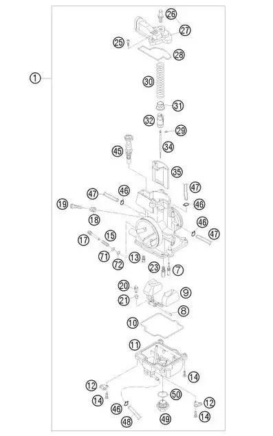 Ktm Carburetor Keihin Pwk Ag 1
