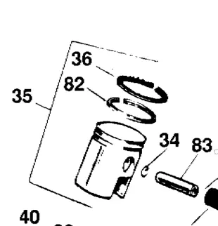 Ktm Piston Ring D 39Mm 1