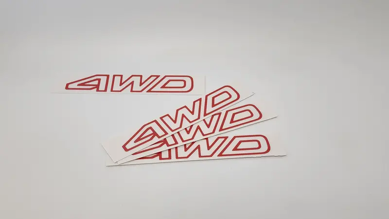L Series And Brumby Era 4Wd Decals Mudflaps - Set Of 4 1