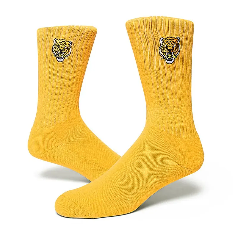 Lakai Bengal Crew Socks - Yellow 1