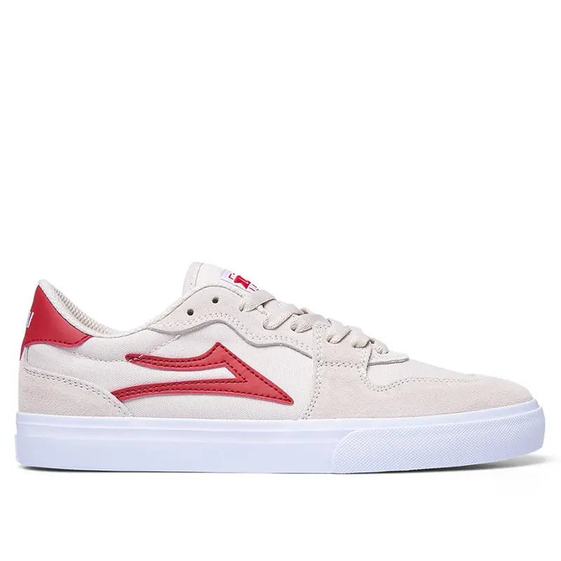 Lakai York - White/Red Suede 1
