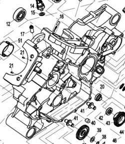 Left Crankcase Assy 1
