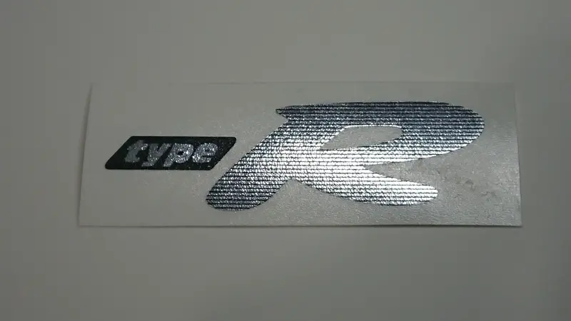 Legacy Rs Type R And Type S Rear Garnish Panel Decal/Sticker 2