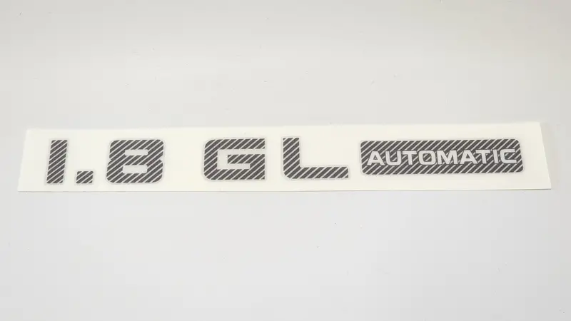 Leone L-Series GL Rear Wagon Tailgate Badge Sticker