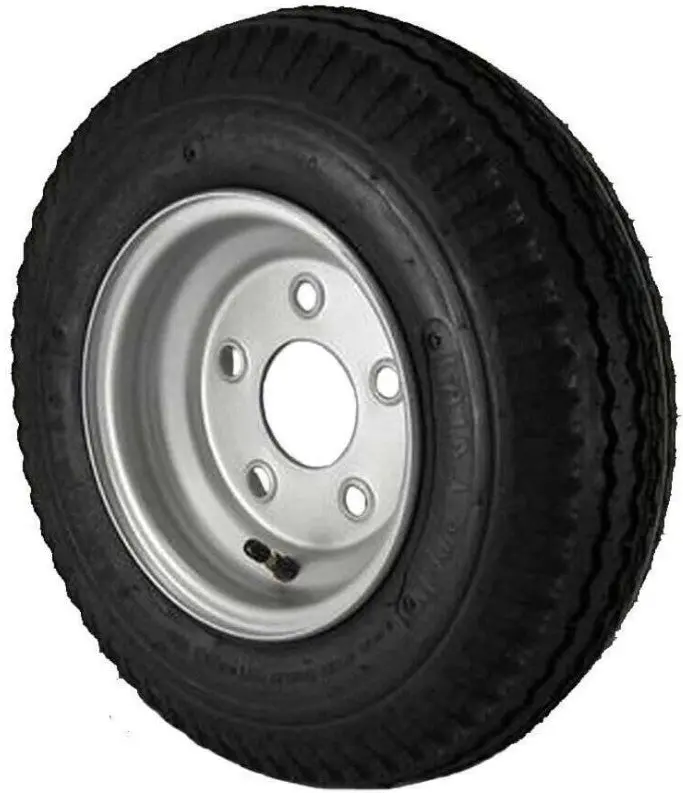 Loadstar 4.80/4.00-8 Trailer Tire On 5 Bolt Rim 1