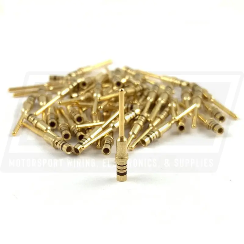 M39029/4-110 Pin Terminal, Size 20 Mil-Spec Gold Solid Contact (24-20 Awg) 1