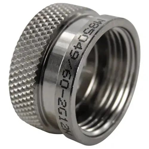 M85049/60-2G12n Mil-Spec Backshell Size 12 Electroless Nickel 1