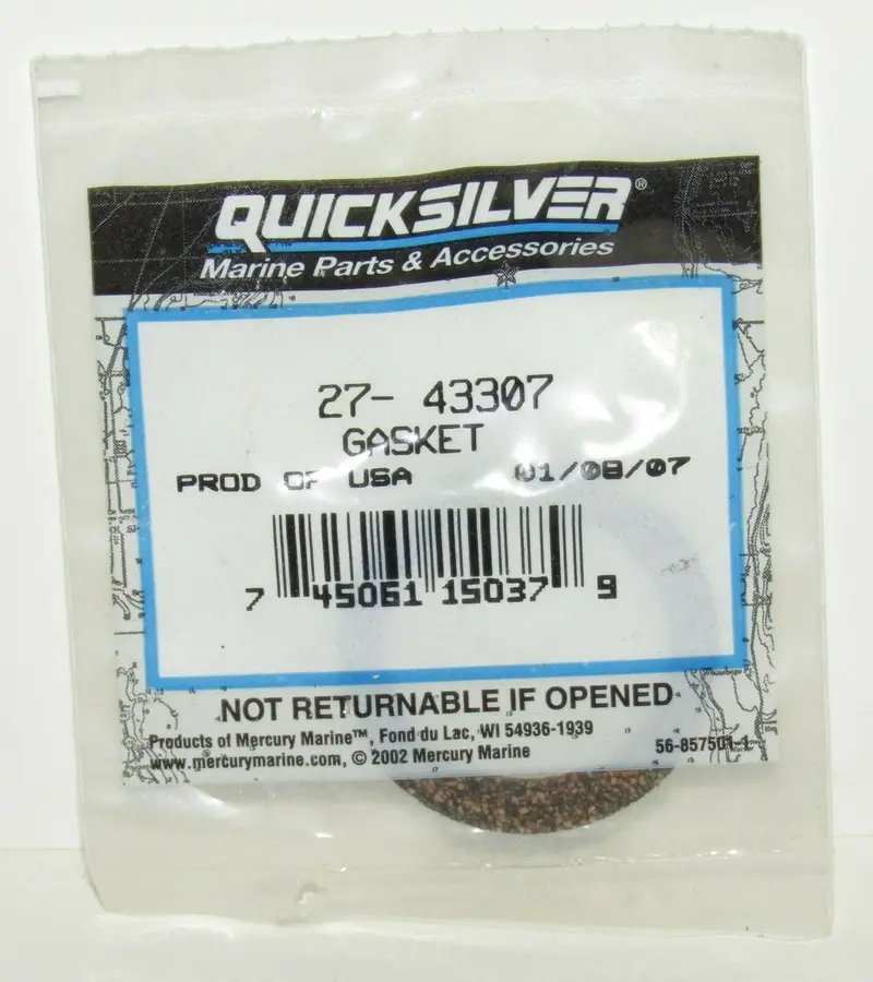 Mercury 27-43307 Gasket 1