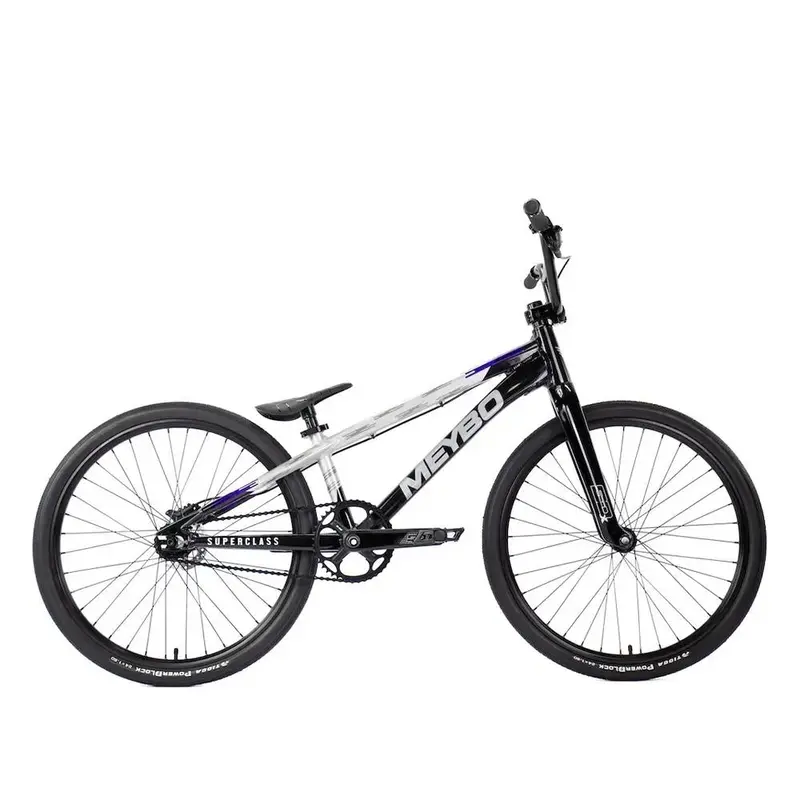 Meybo 2026 Superclass Race Bike Expert - Black With Grey And Purple 1
