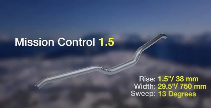 Mission Control 1.5 Snowmobile Handlebar Titanium 1