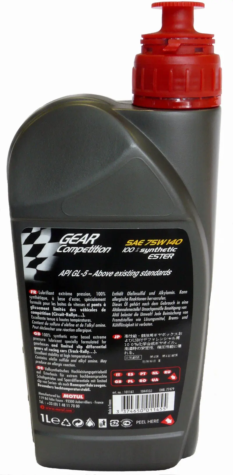 Motul Gear Competition Gearbox & Lsd Oil - 1 Liter 75W140 2