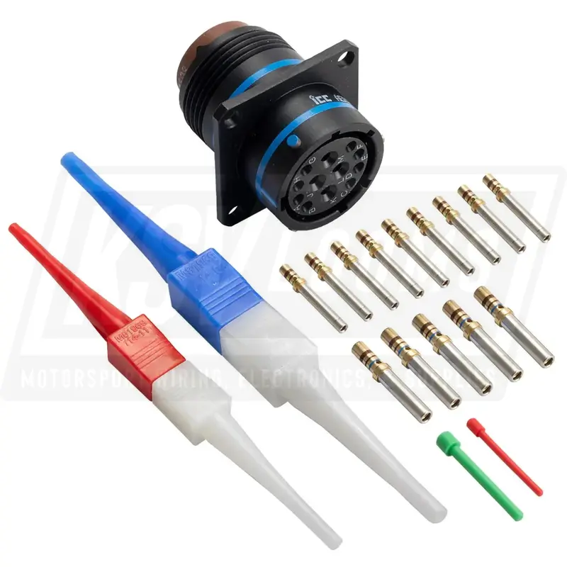 Ms3470a14-12S Mil-Spec Flanged Receptacle Connector Kit, 12-Way 1