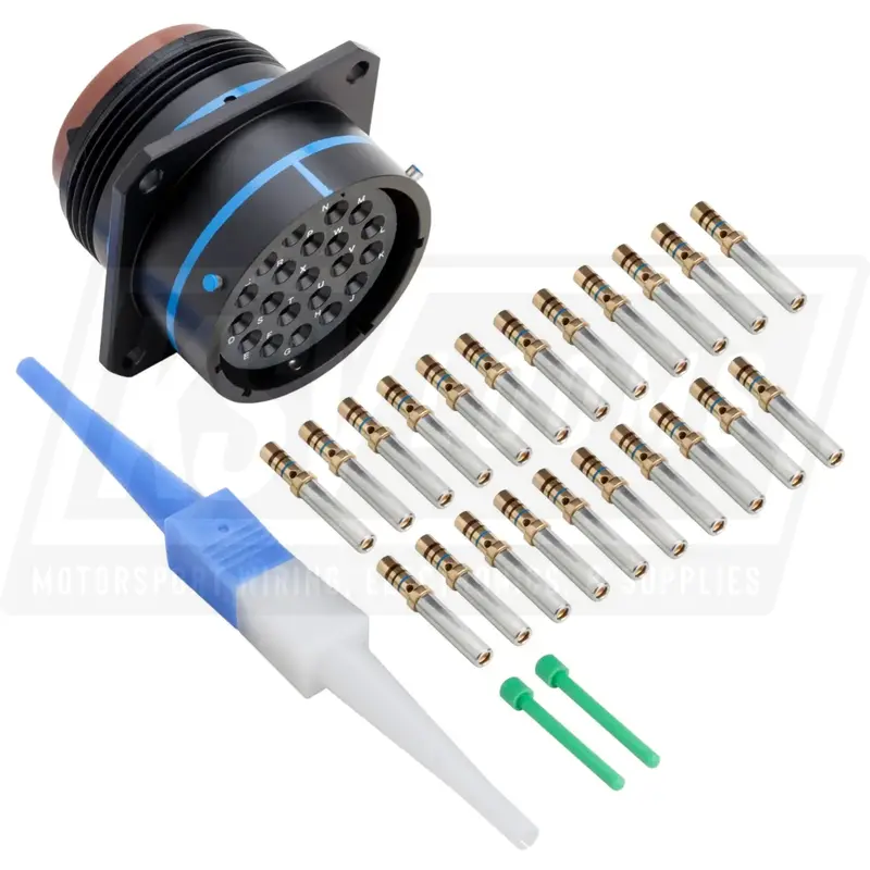 Ms3470a22-21S Mil-Spec Flanged Receptacle Connector Kit, 21-Way 1