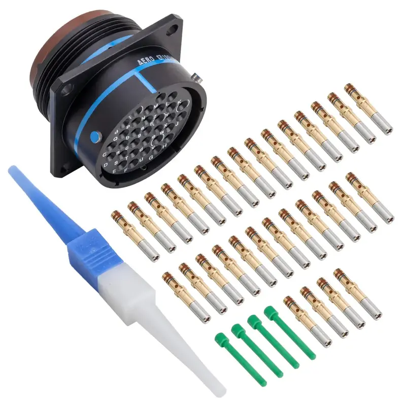 Ms3470a24-31S Mil-Spec Flanged Receptacle Connector Kit, 31-Way 1