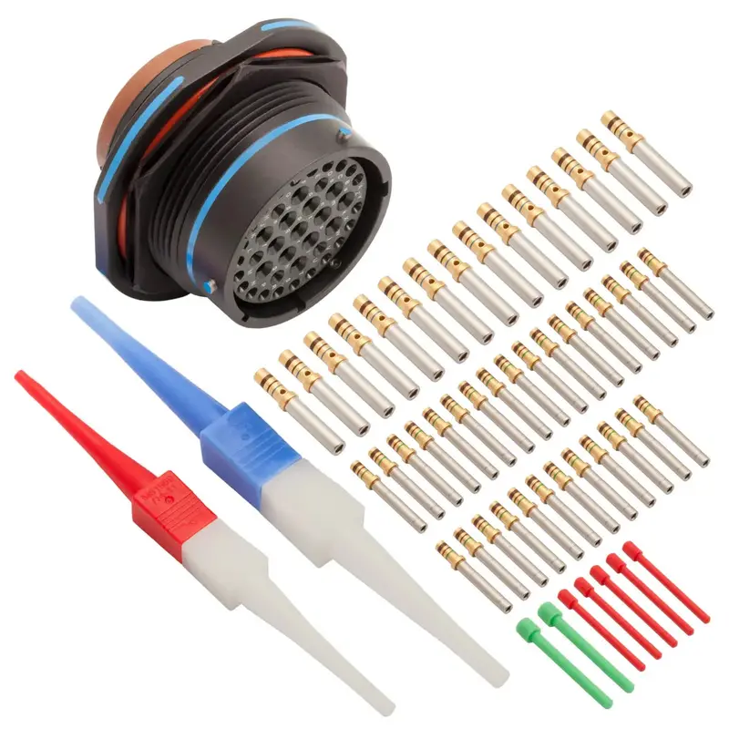 Ms3474a22-41S Mil-Spec Jam Nut Receptacle Connector Kit, 41-Way 1