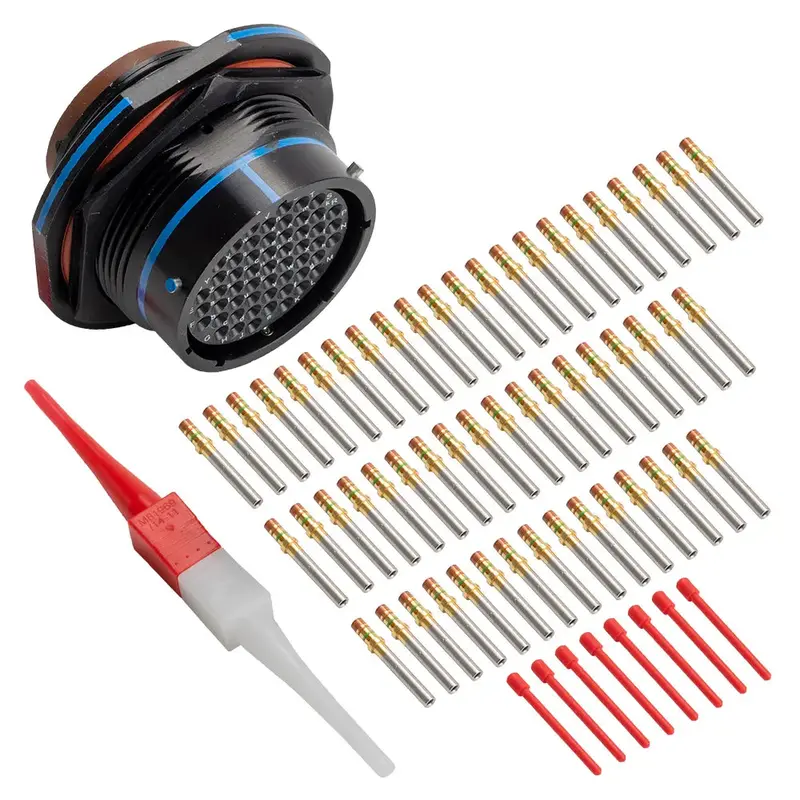 Ms3474a22-55S Mil-Spec Jam Nut Receptacle Connector Kit, 55-Way 1