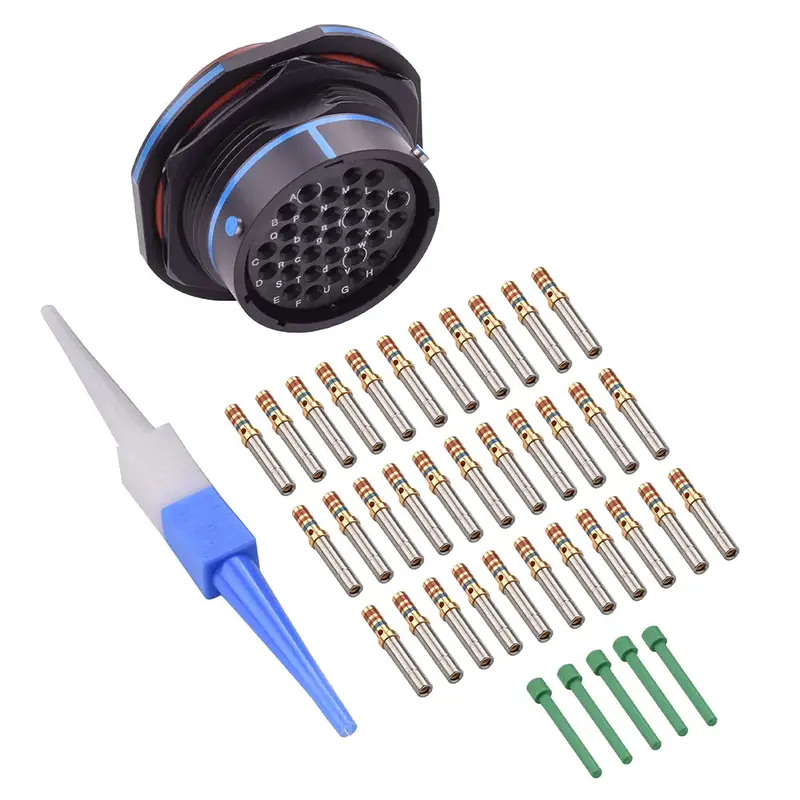 Ms3474a24-31S Mil-Spec Jam Nut Receptacle Connector Kit, 31-Way 1