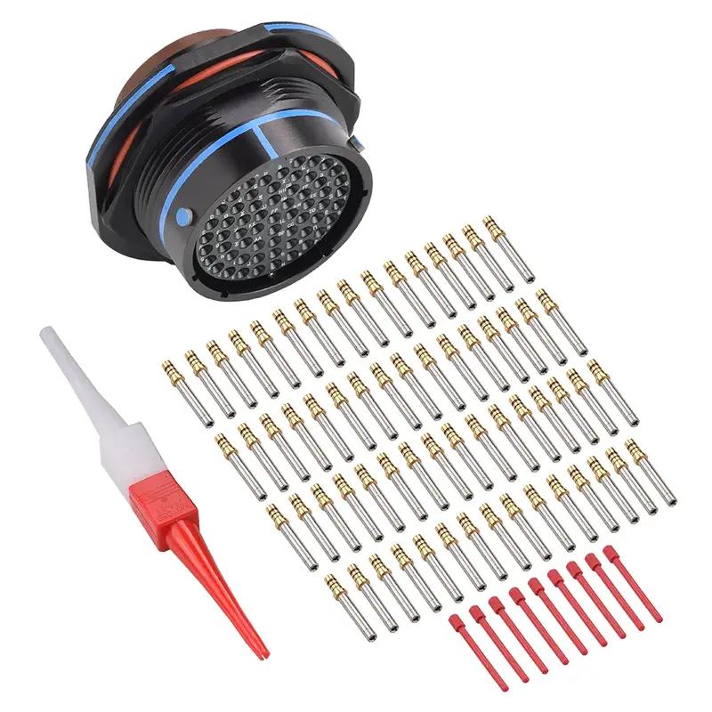 Ms3474a24-61S Mil-Spec Jam Nut Receptacle Connector Kit, 61-Way 1