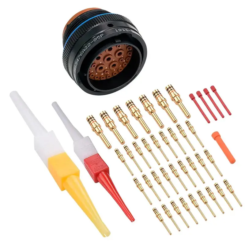 Ms3476a22-95P Mil-Spec Free Plug Connector Kit, 32-Way 1