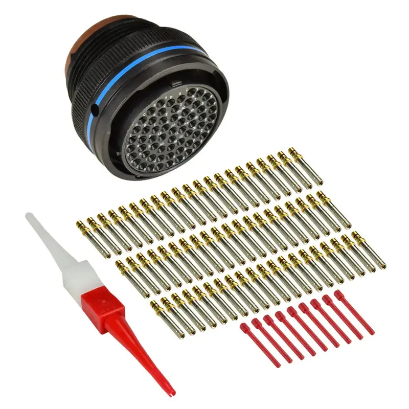 Ms3476a24-61S Mil-Spec Free Plug Connector Kit, 61-Way 1