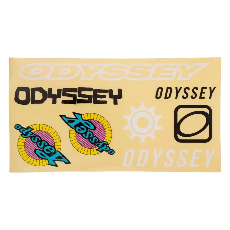 Odyssey Retro Logo Sticker Sheet 1