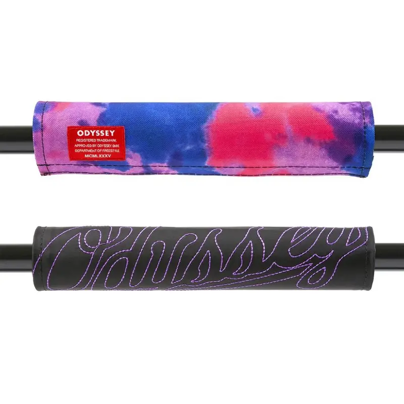 Odyssey Reversible Bar Pad - Big Stitch Purple With Tie-Dye 1