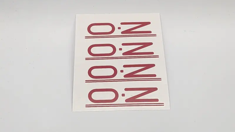 Oz Racing Crono (Early Design) Spoke Decals 1
