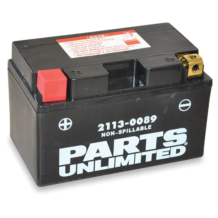 Parts Unlimited Factory Activated Agm Battery 1