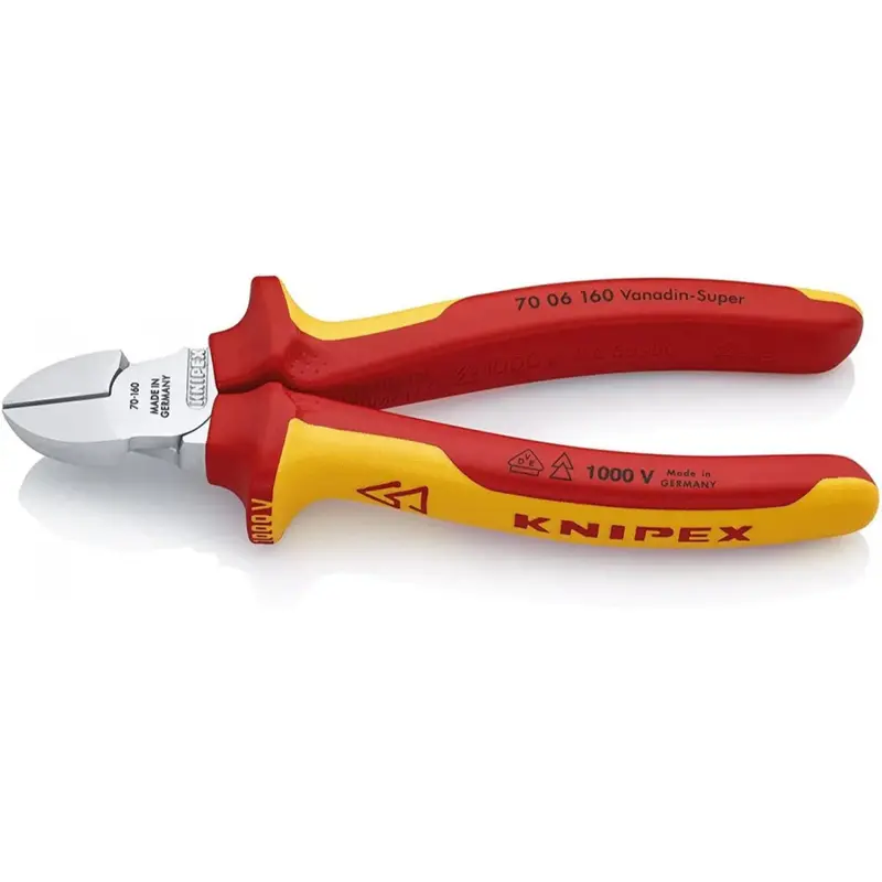 Pince Coupante 160Mm Isolée 1000V Vde - Haute Précision Knipex 1