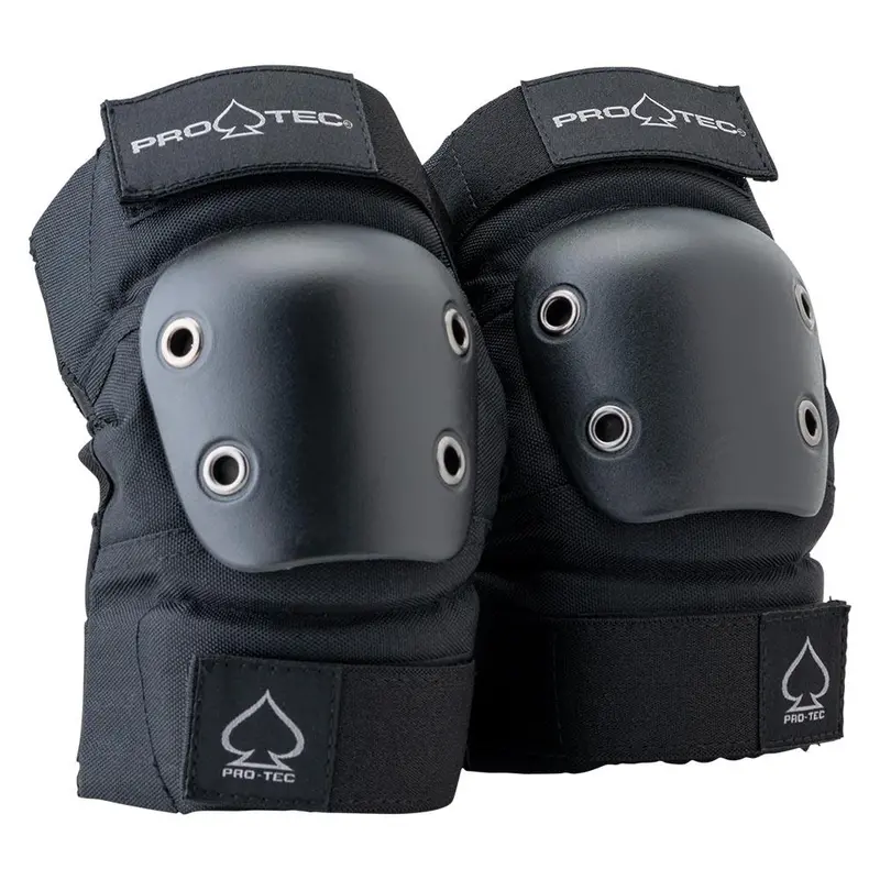 Pro-Tec Pads Street Adult 3-Pack Pad Set Open - Black 3