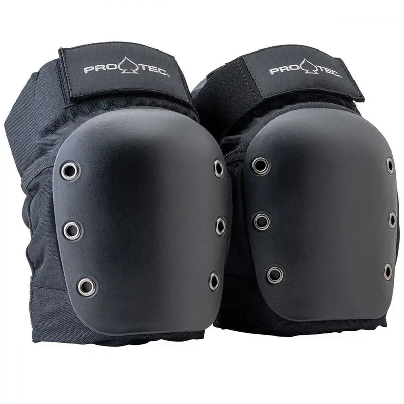 Pro-Tec Street Knee Pad Jr Open Back Pads - Black 1