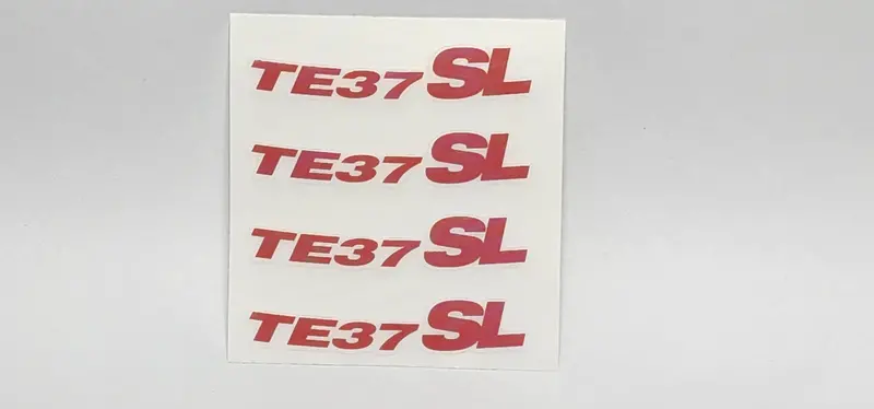 Rays Te37 Wheel Rim Stickers (4X) 1