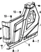 Rear Protection Panel, Rh 1