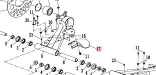 Rear Suspension Plate, Rh 1